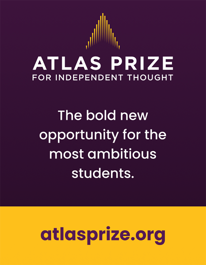 The Atlas Prize - Intellectual competition for high school and college students with the potential to change the world